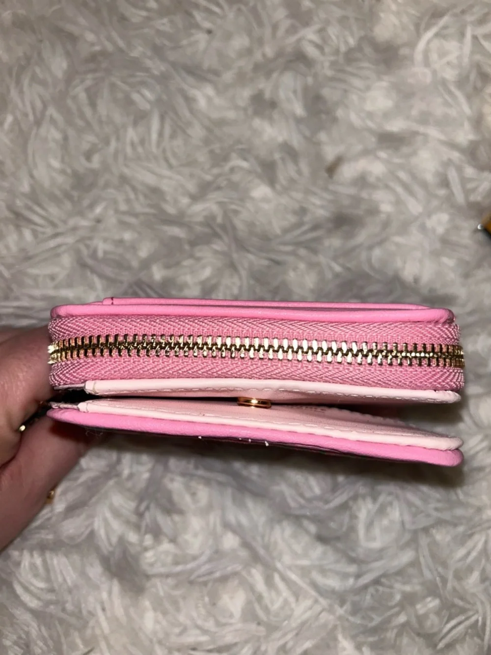Juicy Couture Cherry Gelato Pink Lemonade Retro Zip Around Wallet Pink NEW